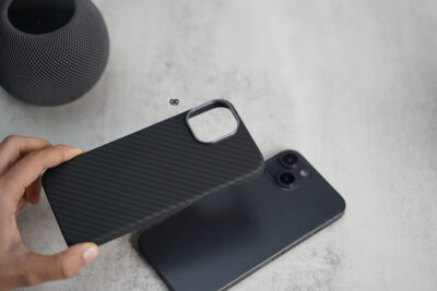 Magsafe Real Aramid Carbon Fiber Case With Open Side For iPhone 15/15 Pro