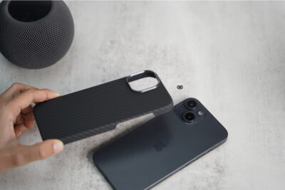 Magsafe Real Aramid Carbon Fiber Case With Open Side For iPhone 15/15 Pro
