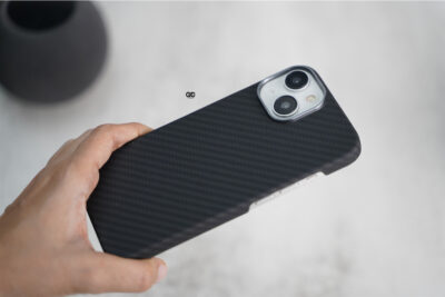 Magsafe Real Aramid Carbon Fiber Case With Open Side For iPhone 15/15 Pro