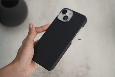 Magsafe Real Aramid Carbon Fiber Case With Open Side For iPhone 15/15 Pro