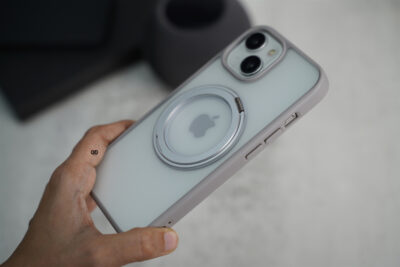 Natural Shockproof Slim Case with 360 Degree Rotatable Magsafe Ring For iPhone 15/15Pro/15Pro max