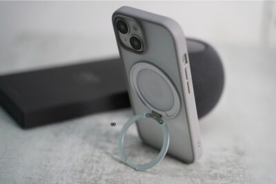 Natural Shockproof Slim Case with 360 Degree Rotatable Magsafe Ring For iPhone 15/15Pro/15Pro max