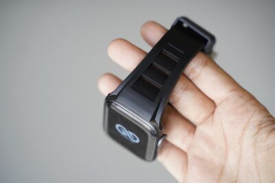 Vented FKM Rubber Band With 316L Buckle Closure For Apple Watch 44MM 45MM 46MM Series 4 5 6 7 8 9 10 11 (SE 2 3 Gen)