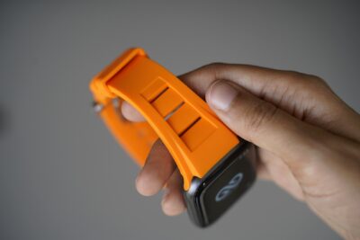 Vented FKM Rubber Band With 316L Buckle Closure For Apple Watch 44MM 45MM 46MM Series 4 5 6 7 8 9 10 11 (SE 2 3 Gen)