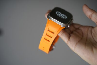 Vented FKM Rubber Band With 316L Buckle Closure For Apple Watch 49 (Series Ultra/Ultra 2/Ultra 3)