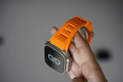 Vented FKM Rubber Band With 316L Buckle Closure For Apple Watch 49 (Series Ultra/Ultra 2/Ultra 3)