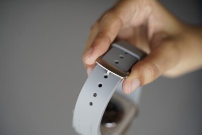 Vented FKM Rubber Band With 316L Buckle Closure For Apple Watch 44MM 45MM 46MM Series 4 5 6 7 8 9 10 11 (SE 2 3 Gen)