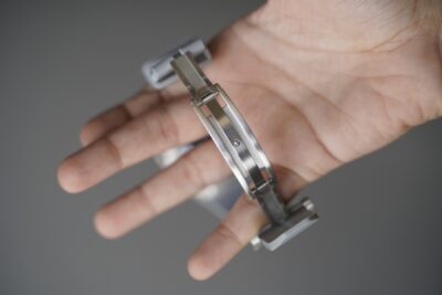 Vented FKM Rubber Band With 316L Buckle Closure For Apple Watch 44MM 45MM 46MM Series 4 5 6 7 8 9 10 11 (SE 2 3 Gen)