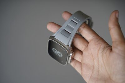 Vented FKM Rubber Band With 316L Buckle Closure For Apple Watch 49 (Series Ultra/Ultra 2/Ultra 3)