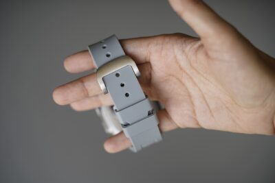 Vented FKM Rubber Band With 316L Buckle Closure For Apple Watch 44MM 45MM 46MM Series 4 5 6 7 8 9 10 11 (SE 2 3 Gen)