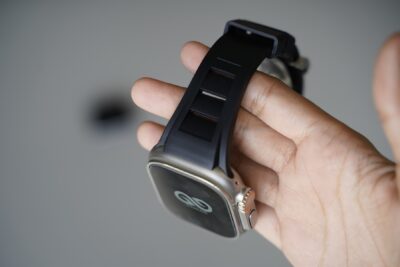 Vented FKM Rubber Band With 316L Buckle Closure For Apple Watch 49 (Series Ultra/Ultra 2/Ultra 3)