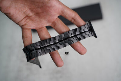 Black/Black Link Chain Strap For Apple Watch 44MM 45MM 46MM Series 4 5 6 7 8 9 10 11 (SE 2 3 Gen)