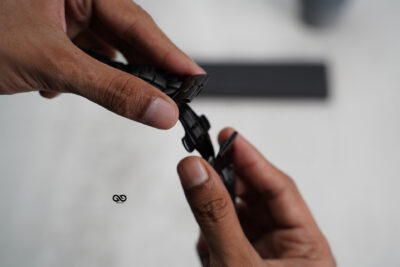 Black/Black Link Chain Strap For Apple Watch 44MM 45MM 46MM Series 4 5 6 7 8 9 10 11 (SE 2 3 Gen)