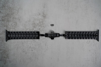 Black/Black Link Chain Strap For Apple Watch 44MM 45MM 46MM Series 4 5 6 7 8 9 10 11 (SE 2 3 Gen)