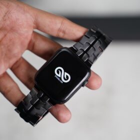 Black/Black Link Chain Strap For Apple Watch 44MM 45MM 46MM Series 4 5 6 7 8 9 10 11 (SE 2 3 Gen)