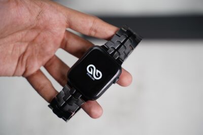 Black/Black Link Chain Strap For Apple Watch 44MM 45MM 46MM Series 4 5 6 7 8 9 10 11 (SE 2 3 Gen)