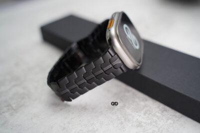 Black/Black Link Chain Strap For Apple Watch 49 (Series Ultra/Ultra 2/Ultra 3)