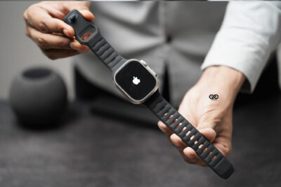 Black Waterproof Silicone Sports Bands for Apple Watch 49 MM Series Ultra/Ultra 2