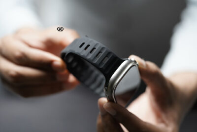 Black Waterproof Silicone Sports Bands for Apple Watch 49 MM Series Ultra/Ultra 2