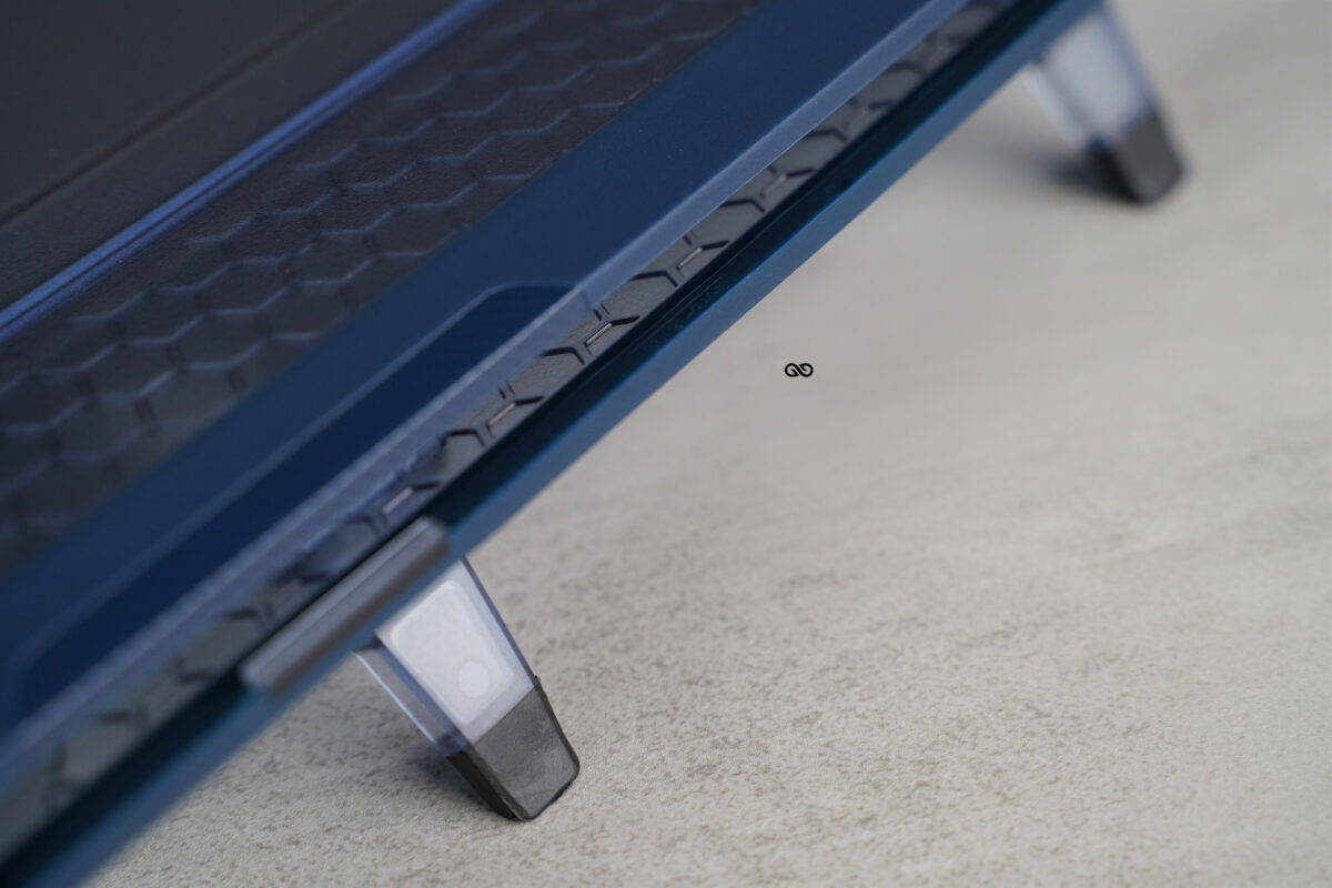 Blue Slim Rubberized TPU Bumper Cover For MacBook Pro 16 inch M1/M2/M3/M4/M5 (A2485/A2780/A2991/A3186/A3403)