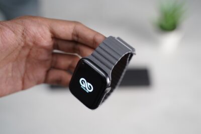 Grey Magnetic Leather Loop for Apple Watch 42MM 41MM 40MM Series 4 5 6 7 8 9 10 11 SE SE 2 Gen