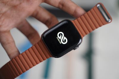 Saddle Tan Magnetic Leather Loop for Apple Watch 44MM 45MM 46MM Series 4 5 6 7 8 9 10 11 (SE 2 3 Gen)