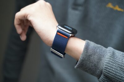 Nylon Fabric Watch Strap for Apple Watch 44MM 45MM 46MM Series 4 5 6 7 8 9 10 11 (SE 2 3 Gen)
