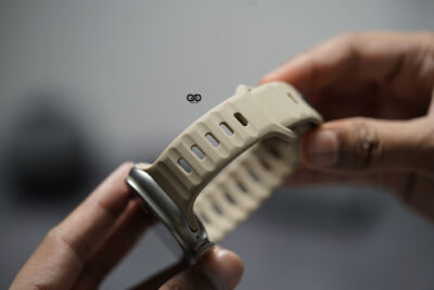 Sand Yellow Waterproof Silicone Sports Bands For Apple Watch 49 (Series Ultra/Ultra 2/Ultra 3)