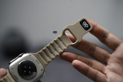 Sand Yellow Waterproof Silicone Sports Bands For Apple Watch 49 (Series Ultra/Ultra 2/Ultra 3)