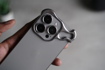 Titanium Bumper With Camera Ring Lens