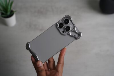 Titanium Bumper With Camera Ring Lens