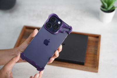 Titanium Bumper With Camera Ring Lens