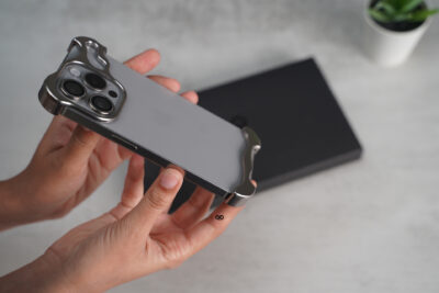 Titanium Bumper With Camera Ring Lens