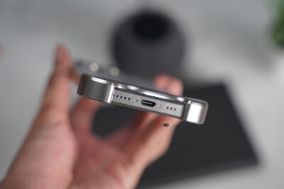 Titanium Bumper With Camera Ring Lens