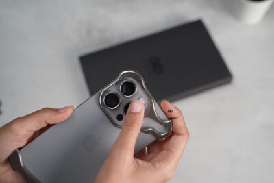 Titanium Bumper With Camera Ring Lens