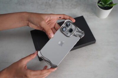 Titanium Bumper With Camera Ring Lens