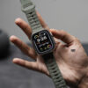 Army Green Waterproof Silicone Sports Bands for Apple Watch 49 MM Series Ultra/Ultra 2