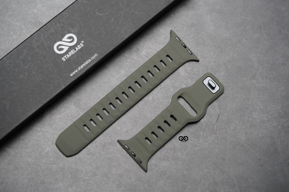 Waterproof Silicone Sports Bands For Apple Watch 49 (Series Ultra/Ultra 2/Ultra 3)