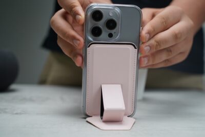 Light Pink MagSafe Wallet Case, Holder and Stand