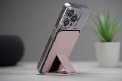 Light Pink MagSafe Wallet Case, Holder and Stand
