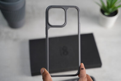 Natural Grey Defender Rugged Protective Case for iPhone 15 Pro Max