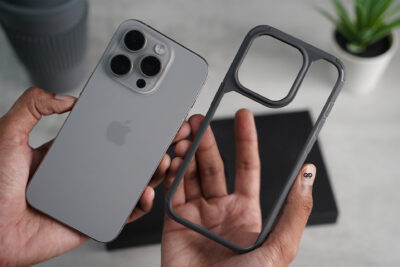 Natural Grey Defender Rugged Protective Case for iPhone 15 Pro Max