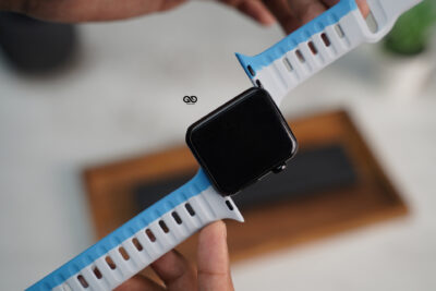 Two Colored Waterproof Silicone Sports Bands for Apple Watch 44MM 45MM 46MM Series 4 5 6 7 8 9 10 11 (SE 2 3 Gen)