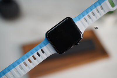 Two Colored Waterproof Silicone Sports Bands for Apple Watch 44MM 45MM 46MM Series 4 5 6 7 8 9 10 11 (SE 2 3 Gen)