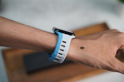 Two Colored Waterproof Silicone Sports Bands for Apple Watch 44MM 45MM 46MM Series 4 5 6 7 8 9 10 11 (SE 2 3 Gen)