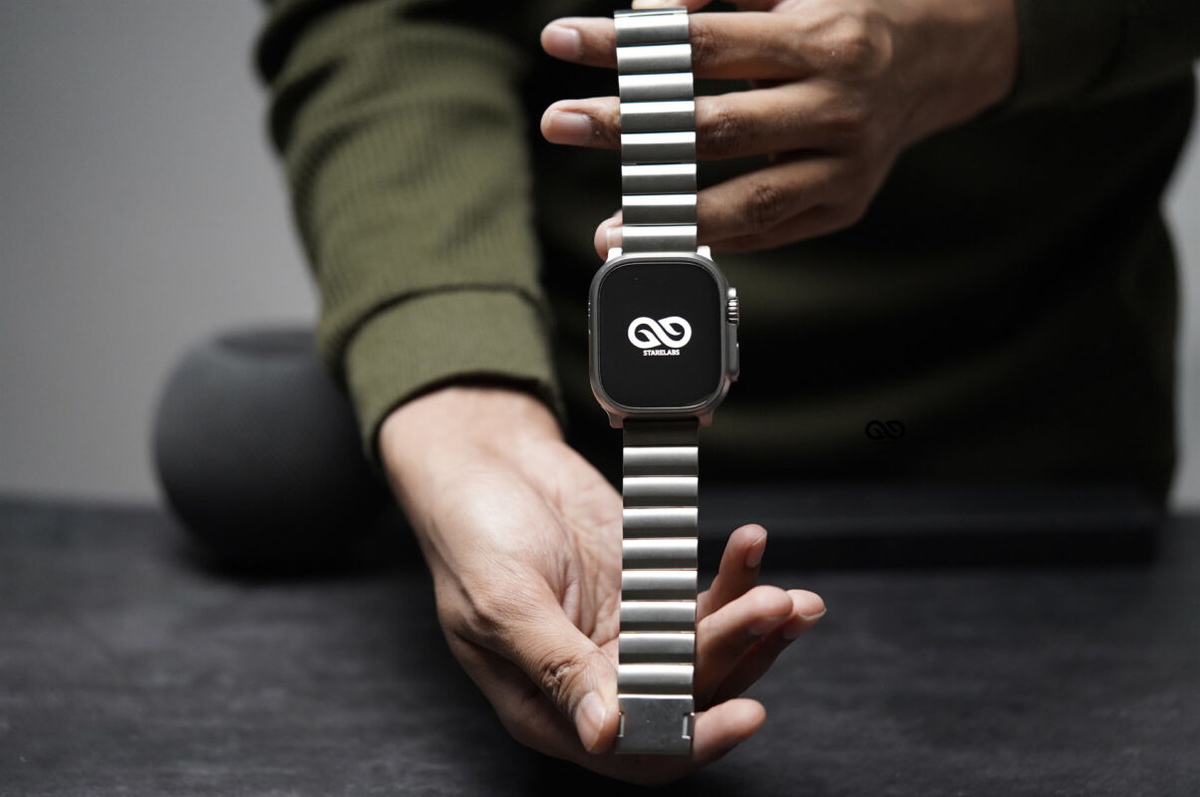 Matte Titanium Band for Apple Watch 49 MM (Series Ultra/Ultra 2/Ultra 3)