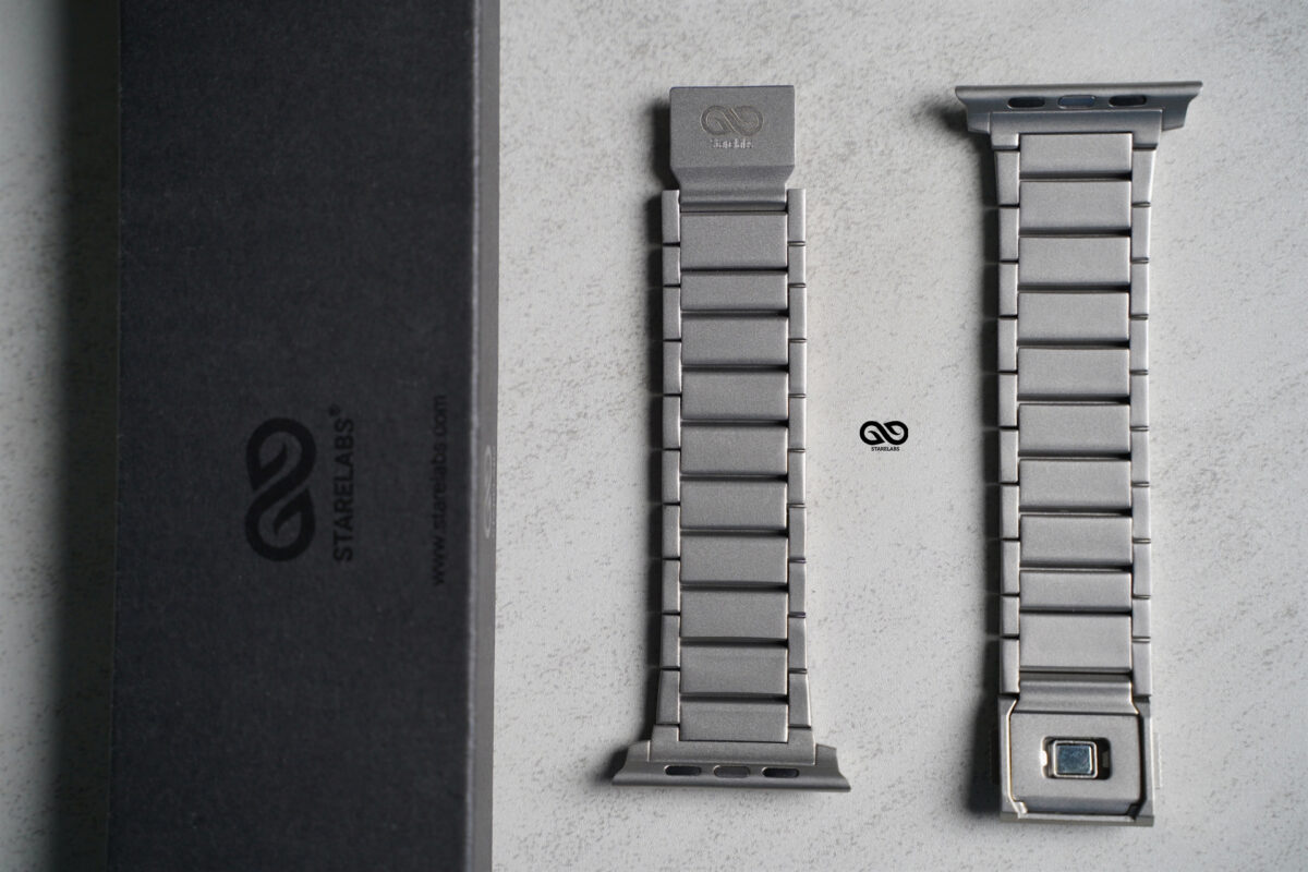 Real Matte Titanium Band For Apple Watch 44MM 45MM 46MM Series 4 5 6 7 8 9 10 11 (SE 2 3 Gen)