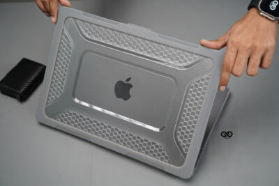 Grey Slim Rubberized TPU Bumper Cover For MacBook Air 15.3 inch 2025/2024/2023 M4/M3/M2 Air A3241/A3114/A2941