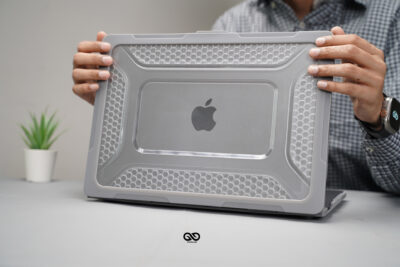 Grey Slim Rubberized TPU Bumper Cover For MacBook Air 15.3 inch 2026/2025/2024/2023 M5/M4/M3/M2 Air A3448/A3241/A3114/A2941