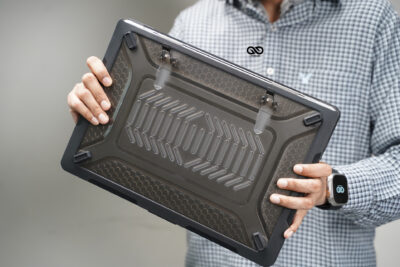 Black Slim Rubberized TPU Bumper Cover For MacBook Air 13 inch 2020/2021 M1 Air A2337 A1932 A2179